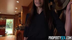 PropertySex - Hot New Agent Fucks Hard to Sell First House in Doggystyle!