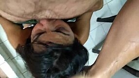 hardcore sex with stepmother maid bent over for doggystyle