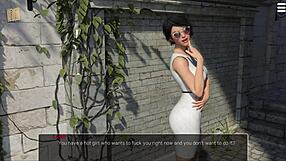 Brunette Fucks Master Outdoors!