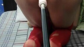 Ladyboy Yiyi Screams During Intense Anal Machine Play!