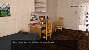 Aby's Reward: Handjob And Blowjob For Alex's Handy Work