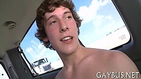 Hey, lusty blowjob with hot homosexual sucking cock bareback