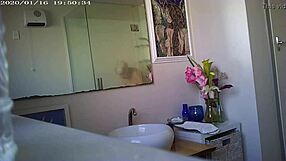 A mature woman with big boobs in a hot scene