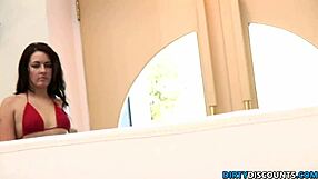 bigbooty girl bent over with ripped clothes