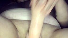 Blanquita Touches Herself and Watches Her Rich Squirts with Dildo