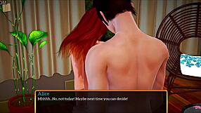 Redhead bent over for big cock doggystyle.