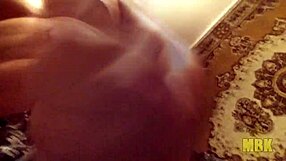 Young man's solo pleasure with large penis