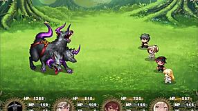 Big-Breasted Adventurer Forms Cuckold Harem