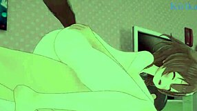 Inugami Korone and Nekomata Okayu in wild hentai action