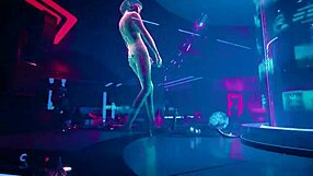 Judy and Johnny Silverhand in Secret Sex Action