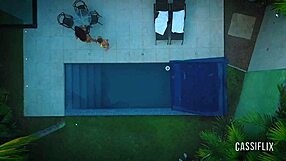 pool party muff diving with friend's boyfriend