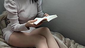 Beautiful woman sleeping and dreaming in her bedroom