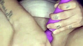 Blanquita Touches Herself and Watches Her Rich Squirts with Dildo