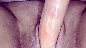 Blanquita Touches Herself and Watches Her Rich Squirts with Dildo