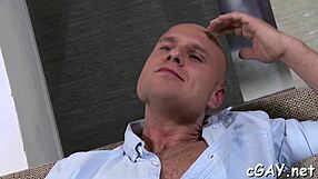 Homosexual guys engage in intense rimming during a hardcore contest