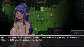 Huge tits and curvy body in a sensual 3D game