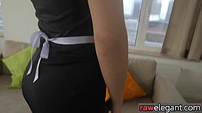 Busty european maid gets PUSSY DRILLED by BBC in uniform