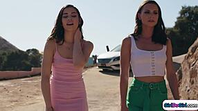 Three Girls Lick and Masturbate