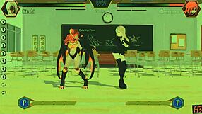 Horny gaming hintai fighter game h3video1 action