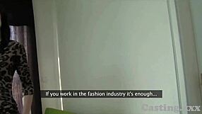 Casting HD with brunette amateur who craves anal action