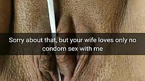 Young wife's creamy reception: a cuckold's ultimate pleasure