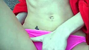 Brookeskye Rubs Her Pussy On Rooftop In Lingerie