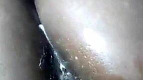 Hey, check out this homemade anal fingering session till it gets wet