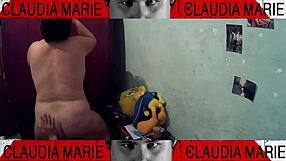 Horny Fat Girl Gets Pussy Licked And Fucked Against Closet!