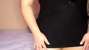 Amateur girl dances until naked and cums in part 1