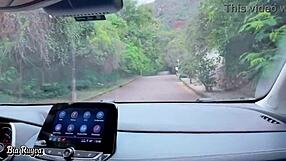 Latina Lesbian Blowjob In Public Car Leads To Massive Cumshot?