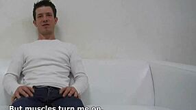 Czech gay amateur Mirek sucks and fucks in POV casting session