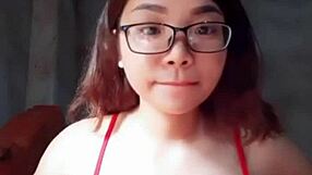 She Shows Off Her Big Tits