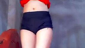 She Shows Off Her Big Tits