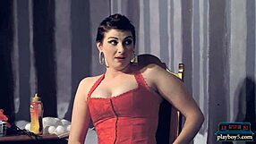 blonde comedy show with femdom fetish improvising