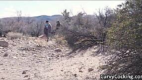 Sucking dick on hiking then fucking at home