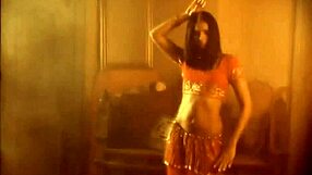 mysterious brunette indian babe in solo scene