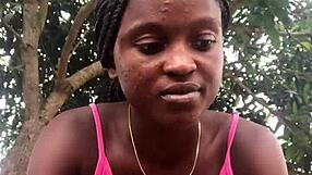 crazybitch unboxes outfit in front of strangers