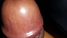 Black cock cum tribute from a soloboy