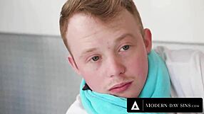 yo, modern-day sins got trainer katrina colt catching pervert client staring, so she gave him raw action