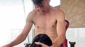 Resenha na Varanda Termina em Boquete Babadinho com Novinha Tatuada Gostosa