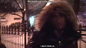 in this reality story, a european guy gets picked up for outdoor sex for 1000 euro