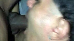 Big cock stud gives creamy finish in glorieshole action