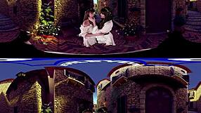 Surprised threesome with Alison Rey and Luna Rival