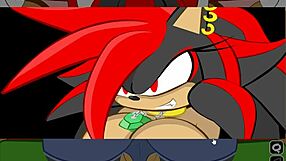 Shadow receives a cock in her pussy in this animated porn video