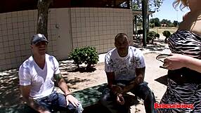 Kinky Latina Babesalicious Trains Young Duo in Wild 3some