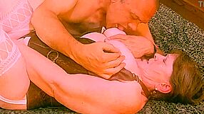 A mature and horny GILF gets a messy facial in this video