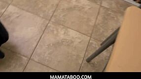 Mamataboo - Busty Blonde Stepmom Joslyn Jane Sucks and Titfucks Stepson Before Dinner