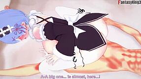 Rem Fucking Hard Ahegao Face 5 Big Boobs Maid Re Zero Watch The Full And Pov Version On Sheer Or Ptrn Fantasyking3