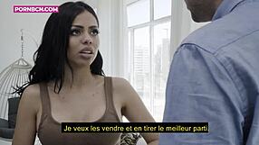 Milf Latina Canela Skin with huge ass gets anal pounding and squirts in full French-subtitled video