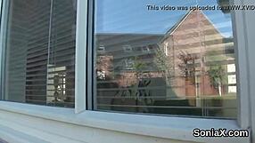 Unfaithful British Mature Lady Sonia Reveals Her Massive Titties in Reality